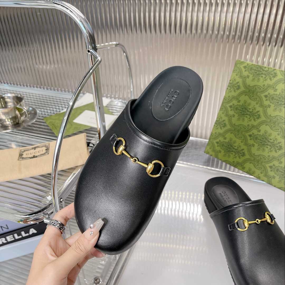 Gucci Horsebit Slip-on Sandal - EUR FASHION