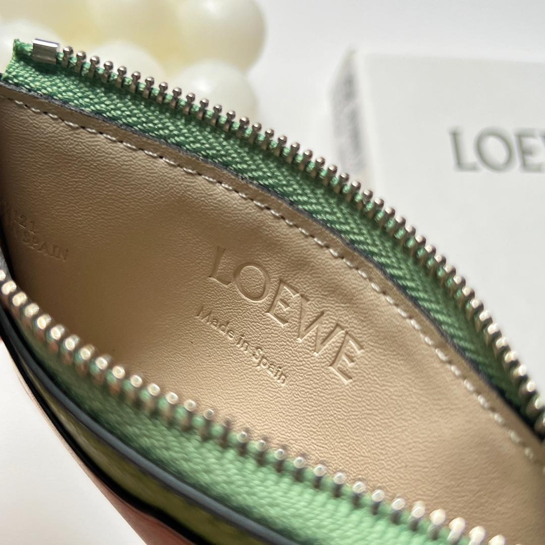 Loewe Coin Cardholder In Soft Grained Calfskin - EUR FASHION