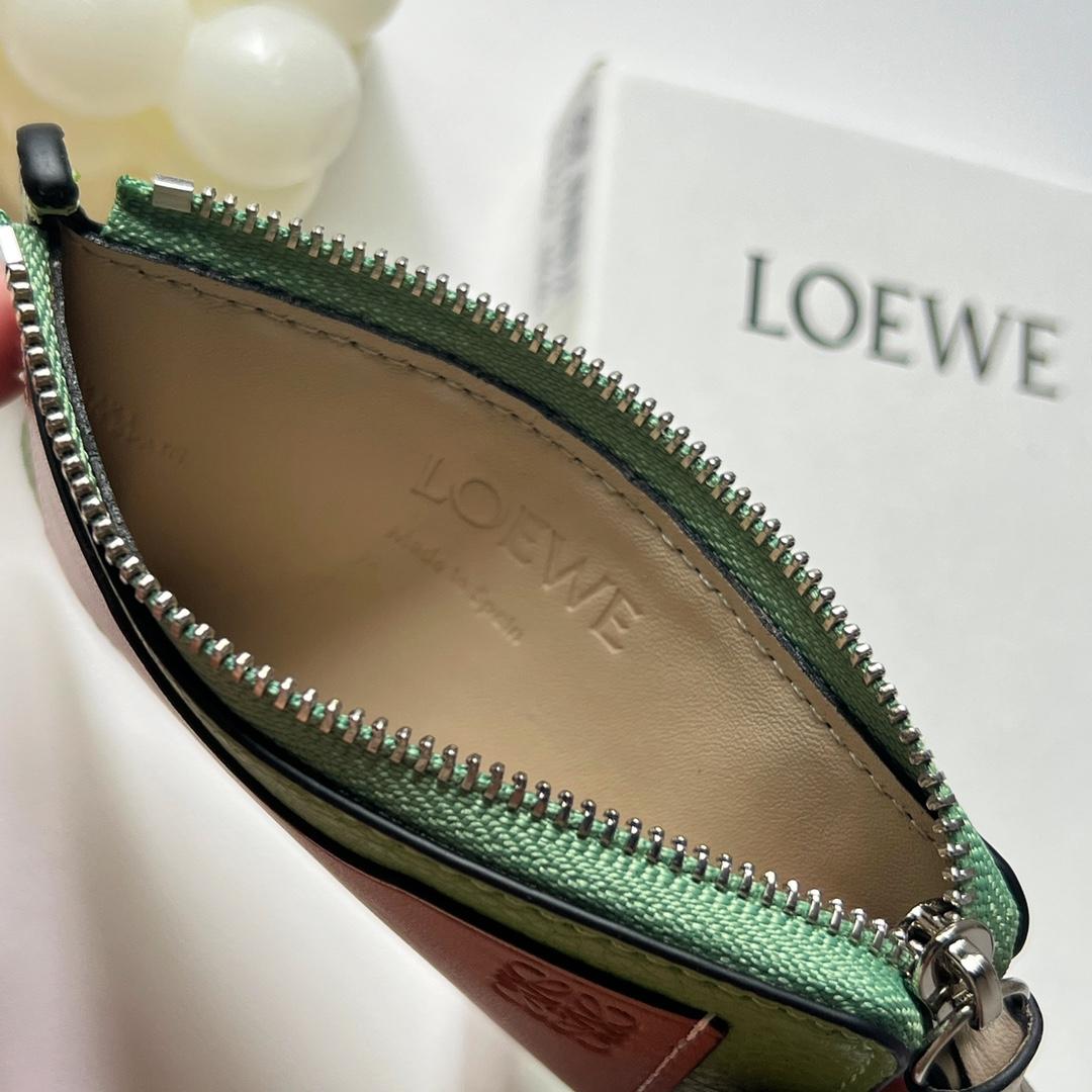 Loewe Coin Cardholder In Soft Grained Calfskin - EUR FASHION