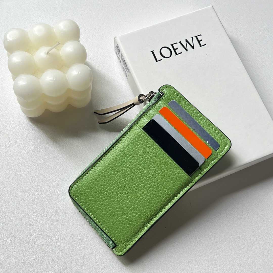 Loewe Coin Cardholder In Soft Grained Calfskin - EUR FASHION