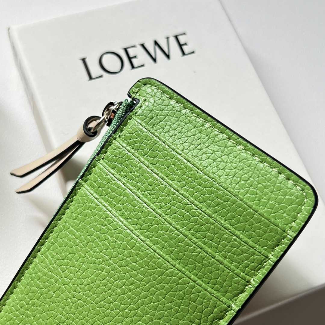 Loewe Coin Cardholder In Soft Grained Calfskin - EUR FASHION