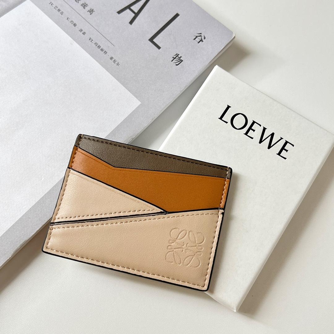 Loewe Puzzle Plain Cardholder (10x7.5cm) - EUR FASHION