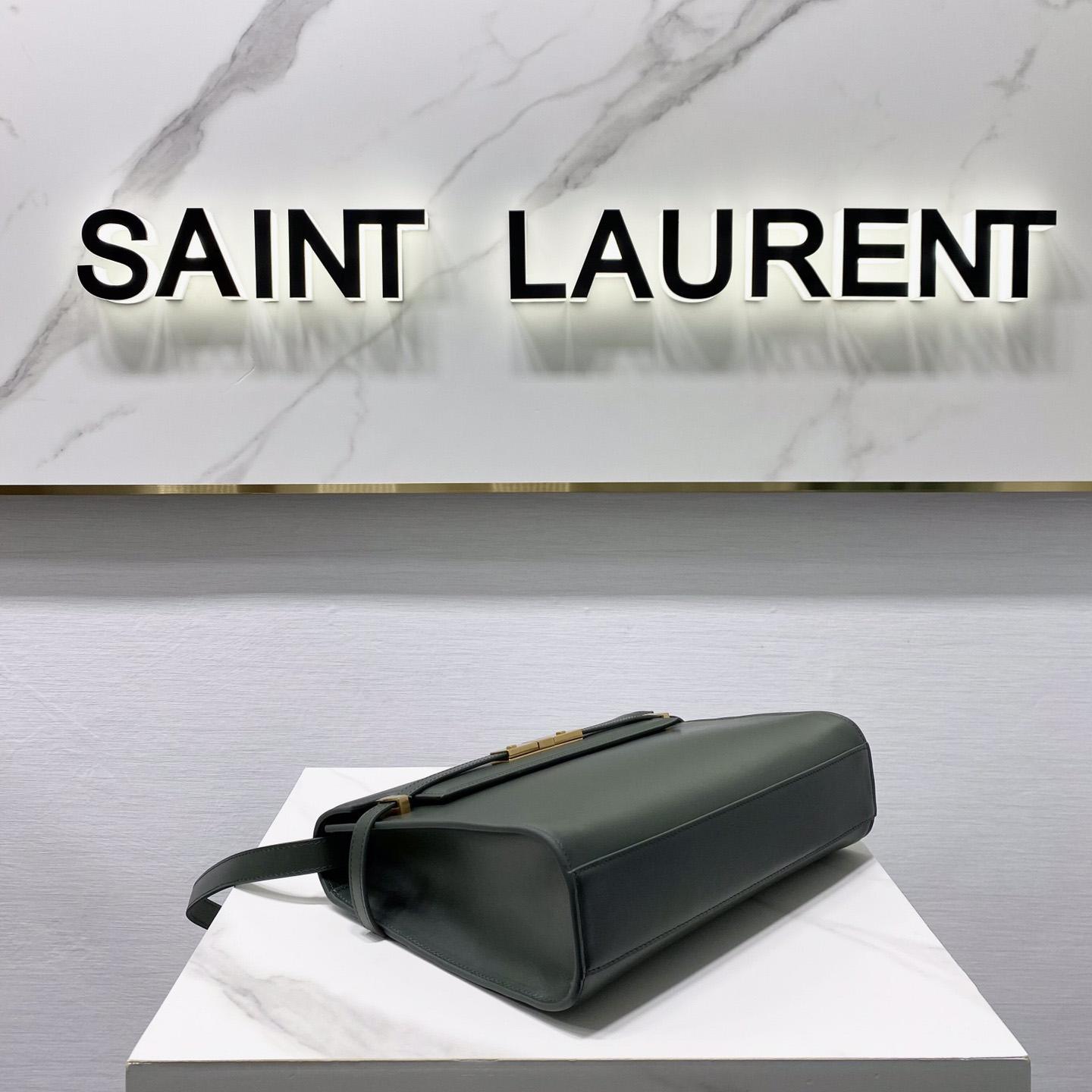 Saint Laurent Manhattan Shoulder Bag In Box Saint Laurent Leather - EUR FASHION