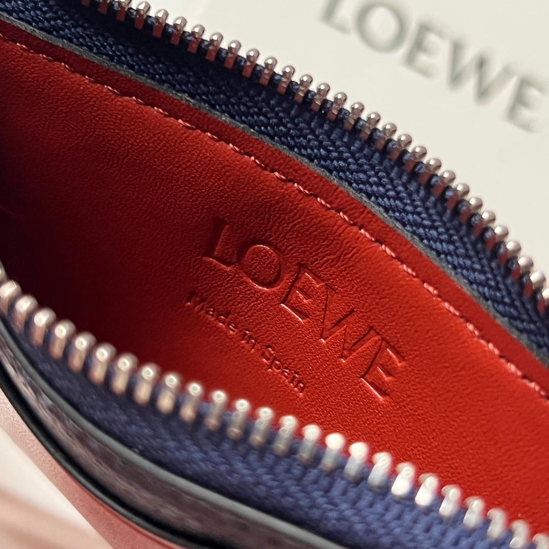 Loewe Coin Cardholder In Soft Grained Calfskin - EUR FASHION