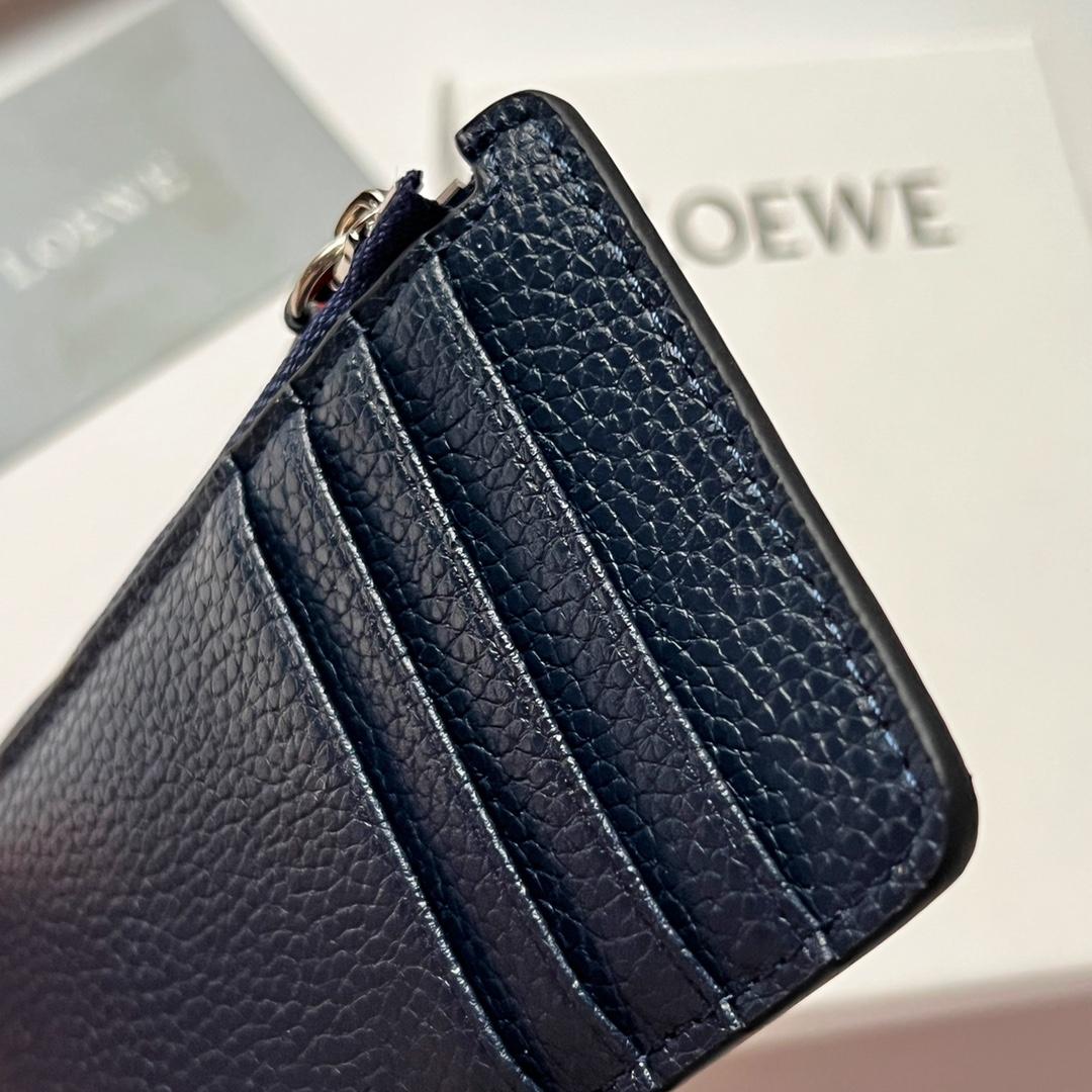 Loewe Coin Cardholder In Soft Grained Calfskin - EUR FASHION