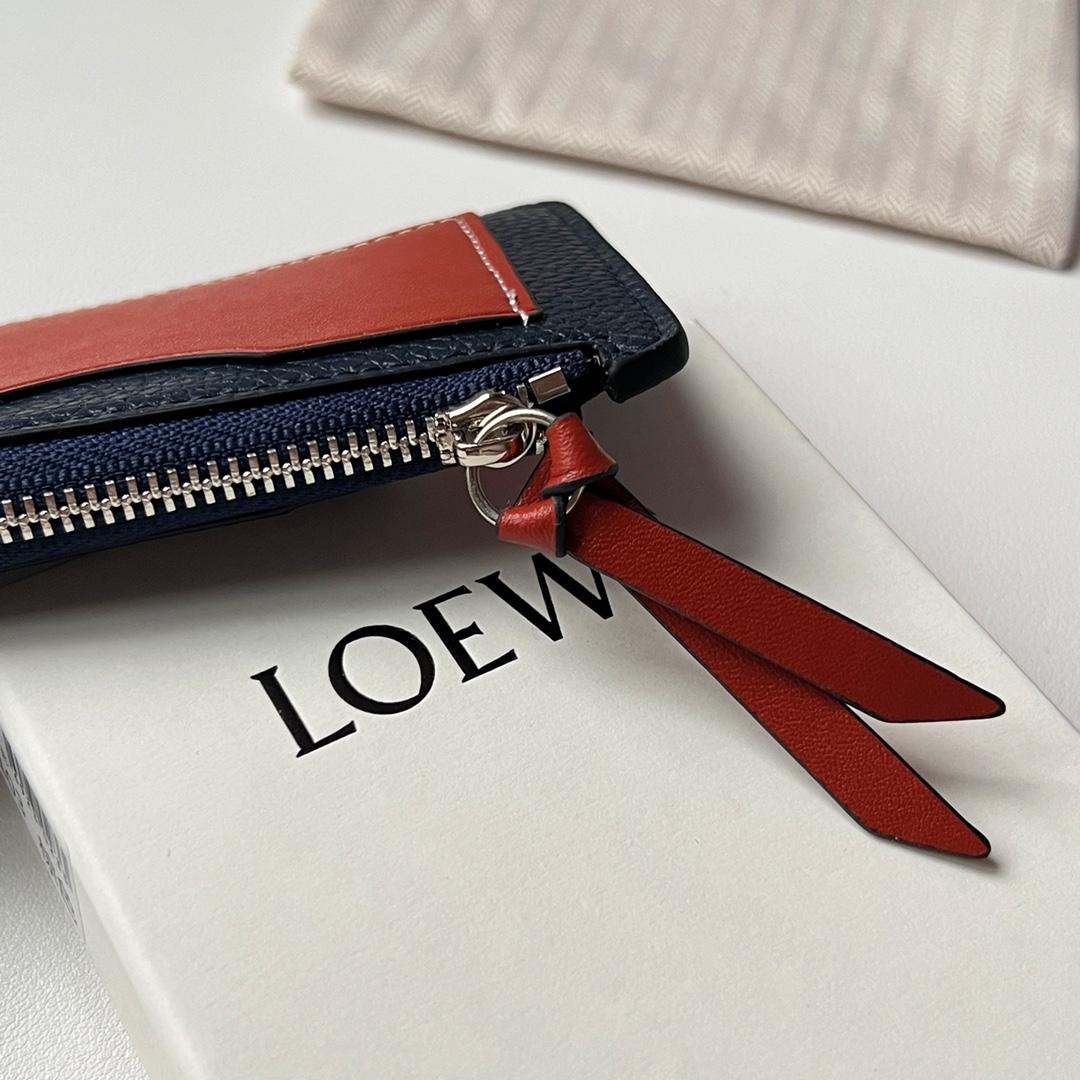 Loewe Coin Cardholder In Soft Grained Calfskin - EUR FASHION