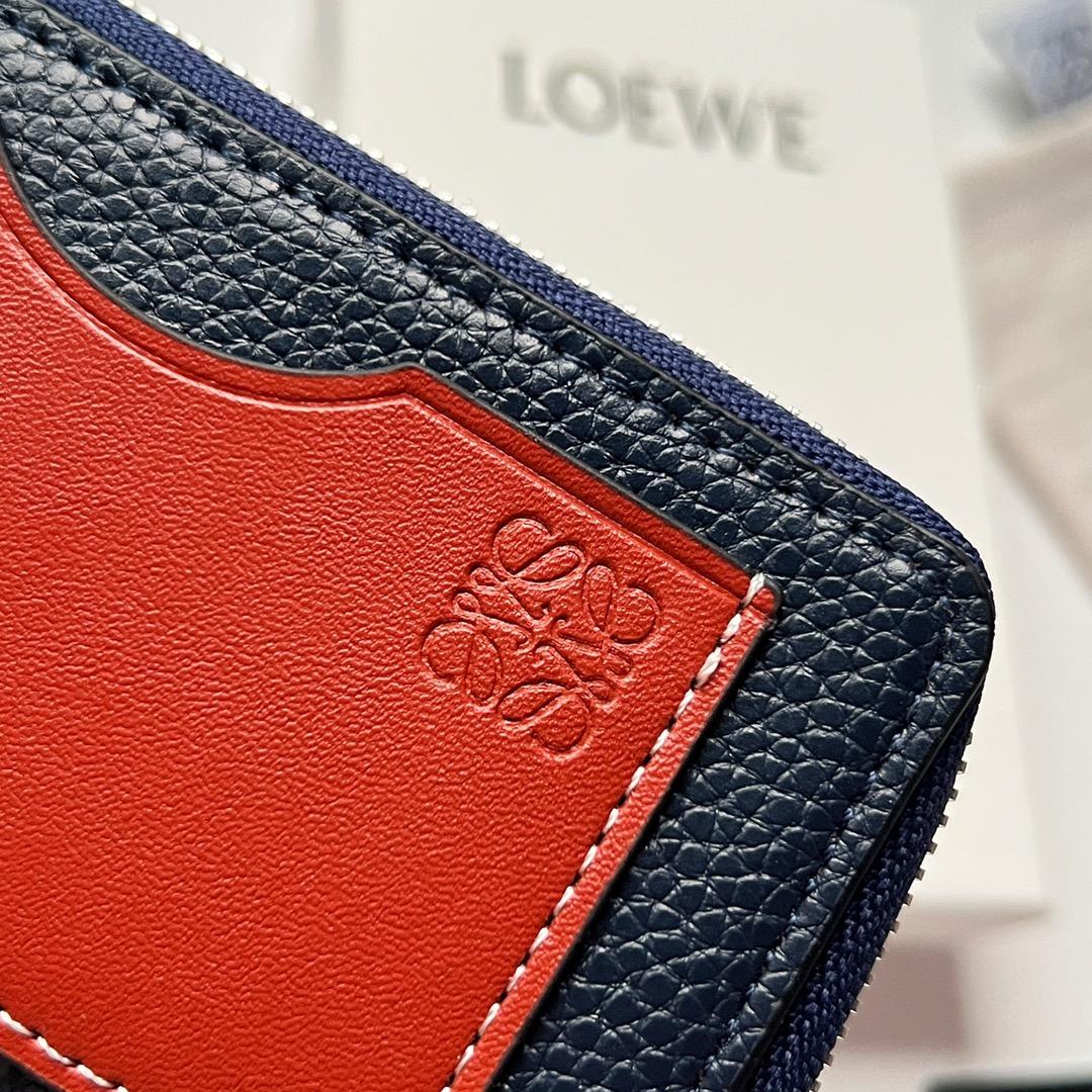 Loewe Coin Cardholder In Soft Grained Calfskin - EUR FASHION