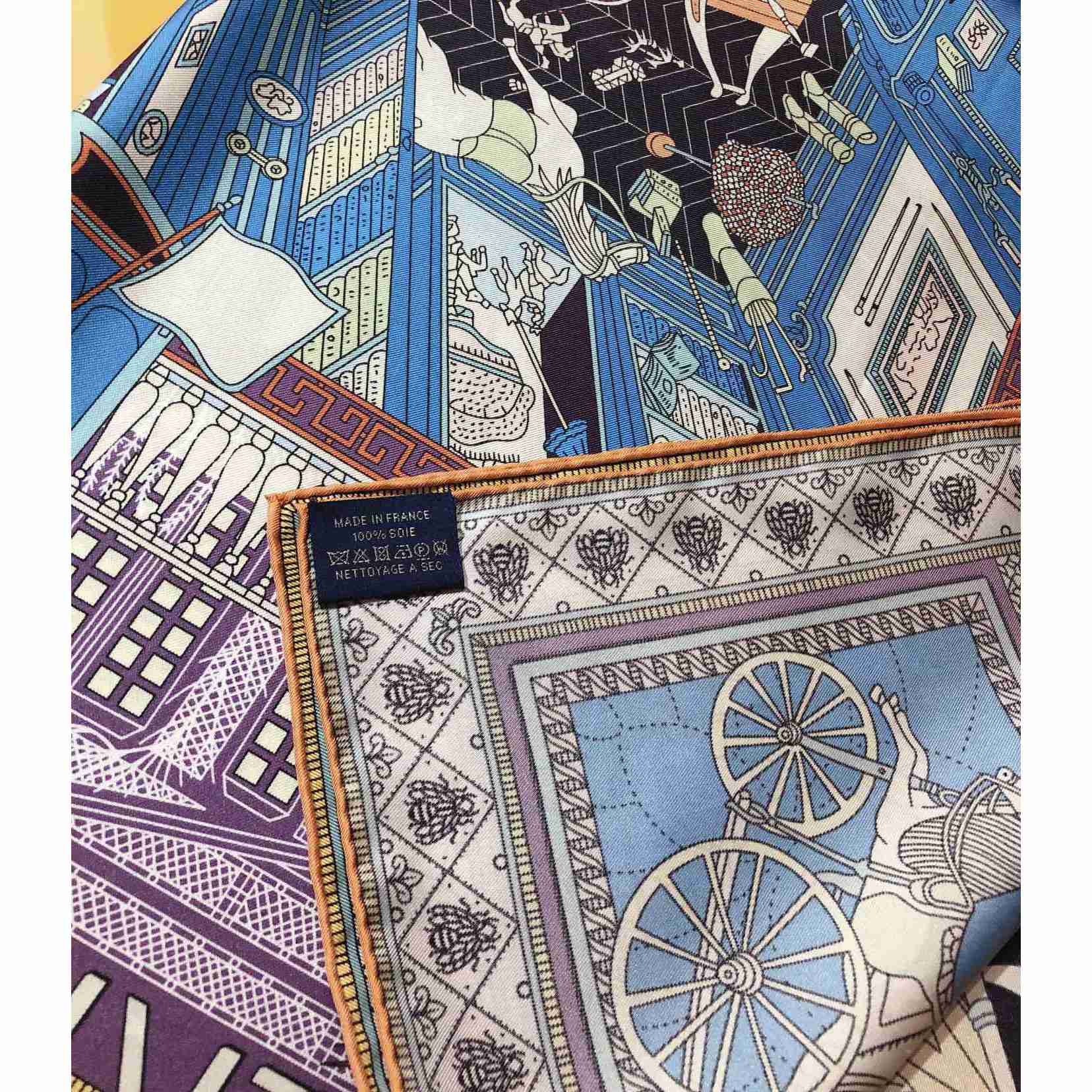 Hermes Objets De Curiosite Scarf 90 - EUR FASHION