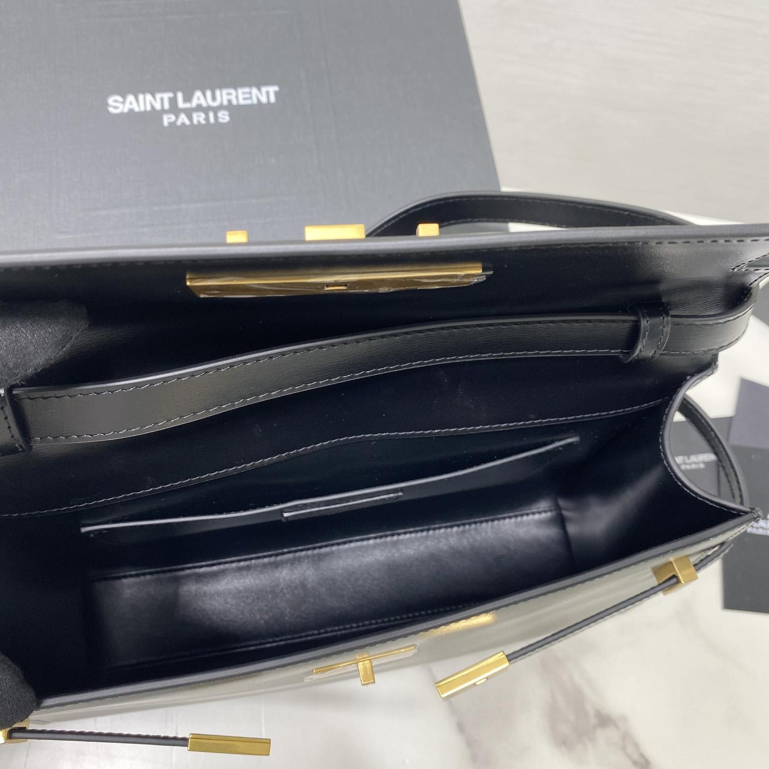 Saint Laurent Manhattan Shoulder Bag In Box Saint Laurent Leather - EUR FASHION