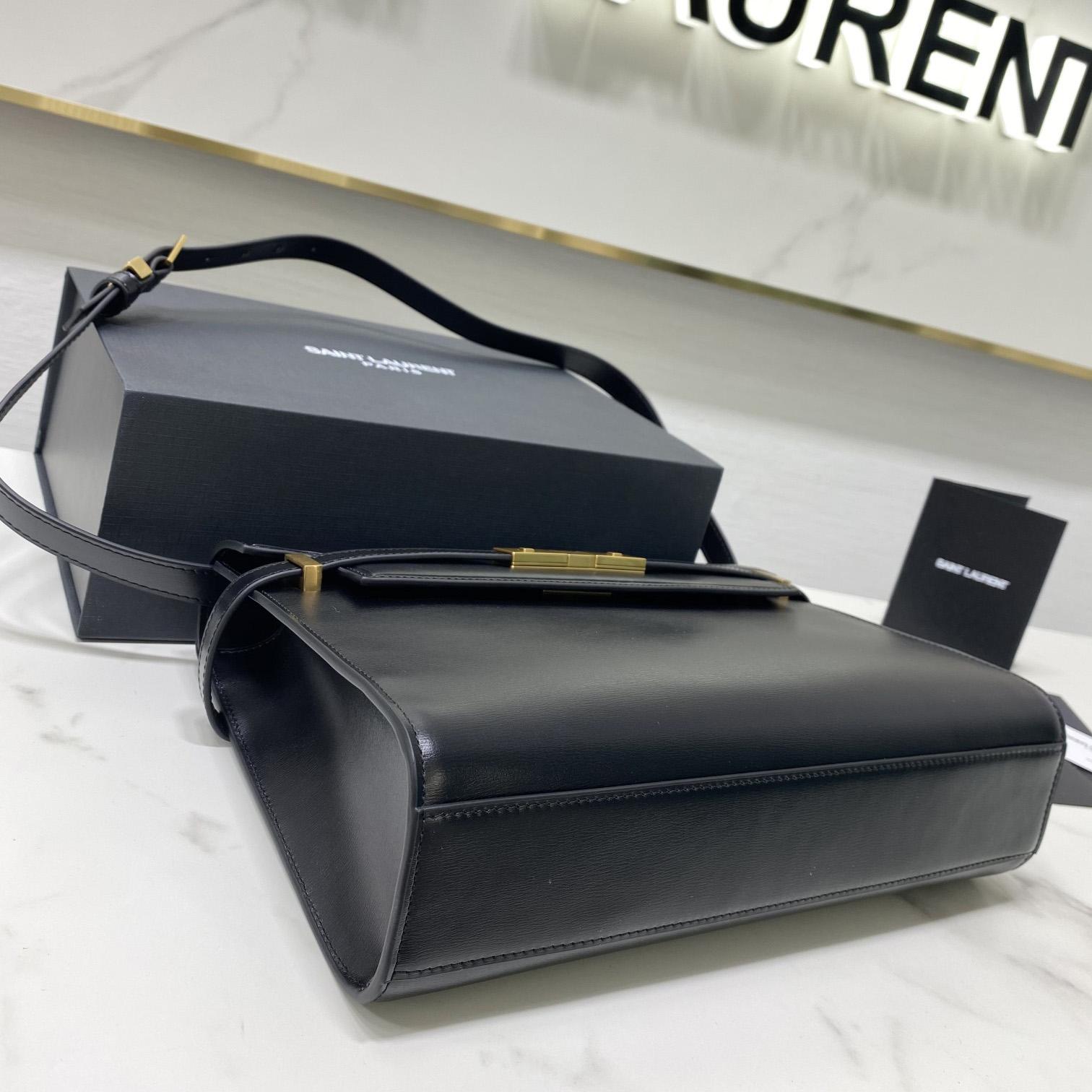 Saint Laurent Manhattan Shoulder Bag In Box Saint Laurent Leather - EUR FASHION