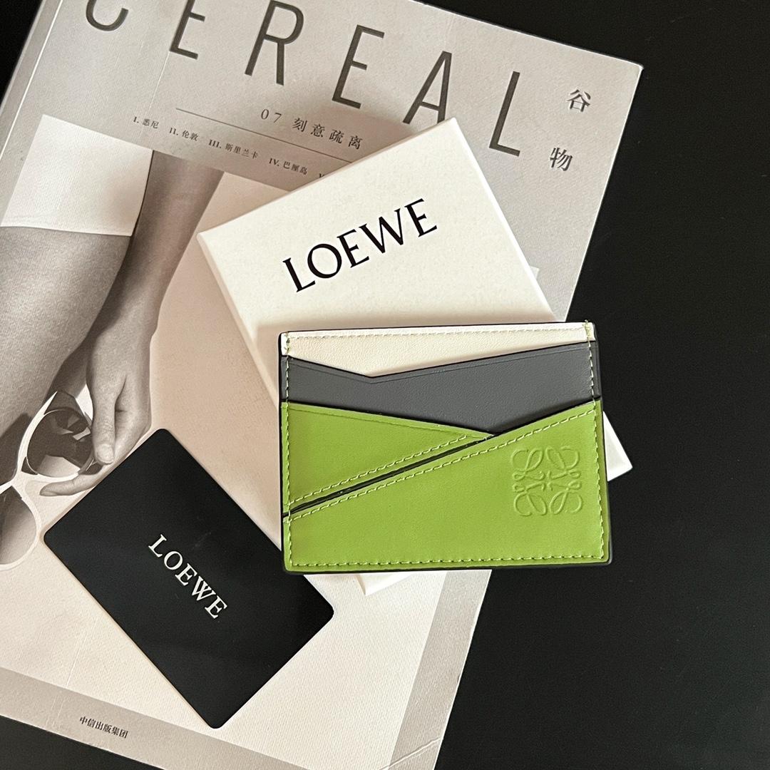 Loewe Puzzle Plain Cardholder (10x7.5cm) - EUR FASHION