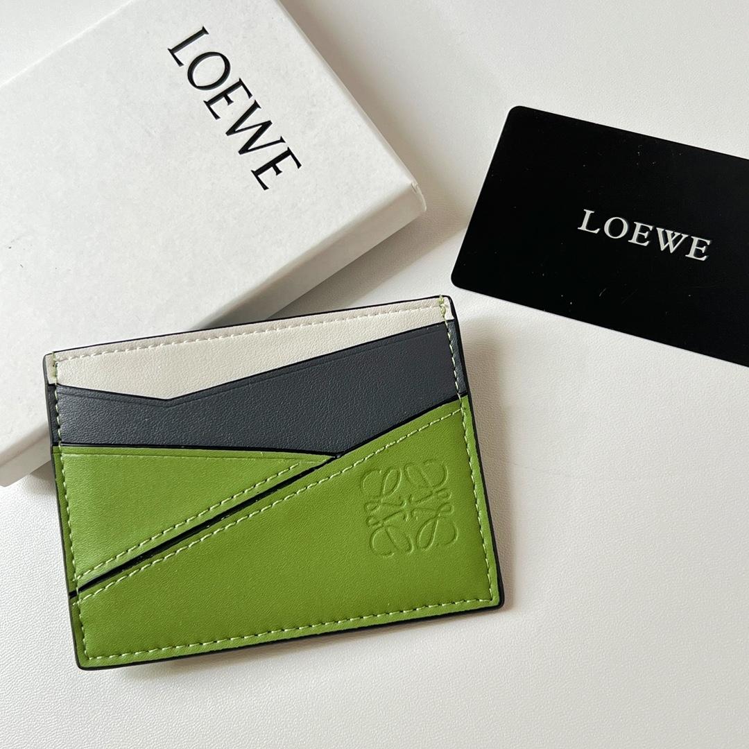 Loewe Puzzle Plain Cardholder (10x7.5cm) - EUR FASHION