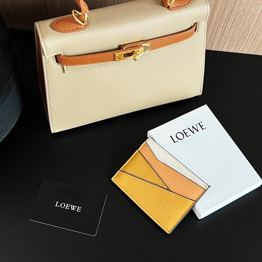 Loewe Puzzle Plain Cardholder (10x7.5cm) - EUR FASHION