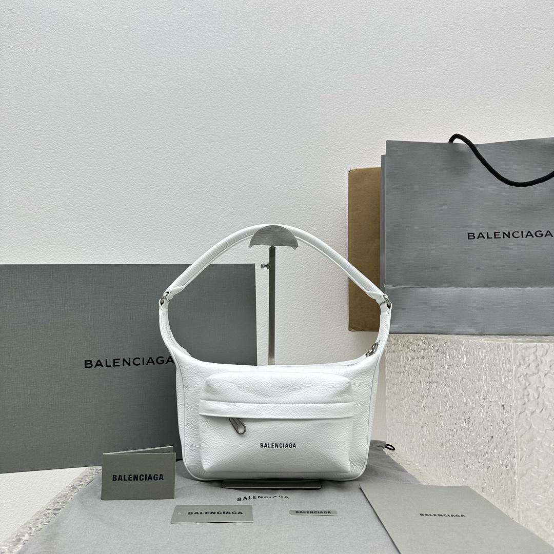 Balenciaga Raver Medium Bag With Handle In White - EUR FASHION