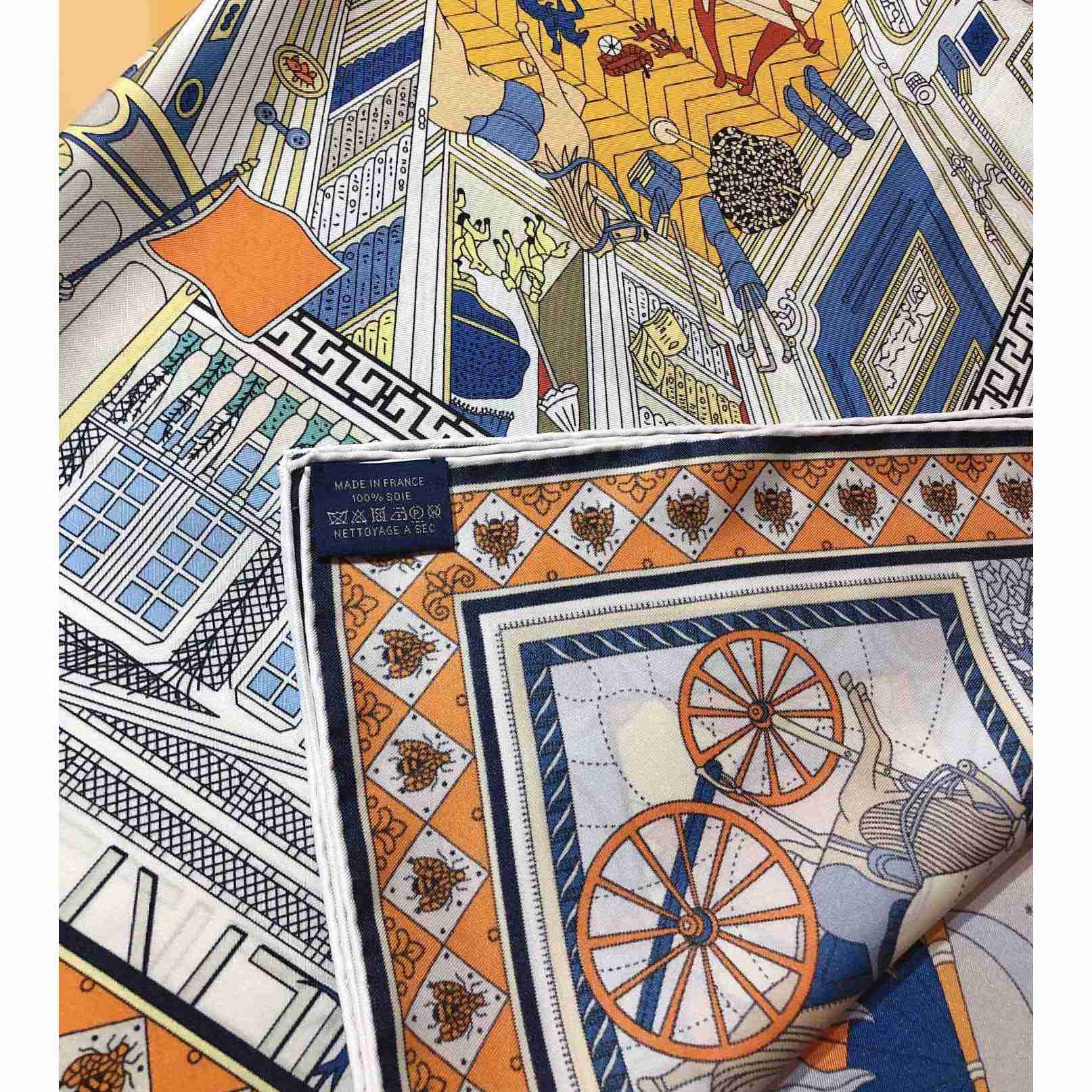 Hermes Objets De Curiosite Scarf 90 - EUR FASHION