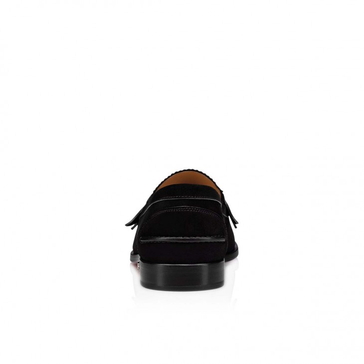 Christian Louboutin No Penny Loafers - Calf Leather - Black - EUR FASHION