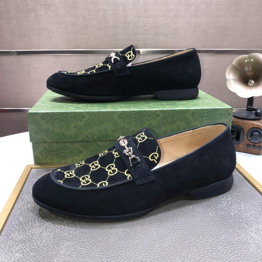 Gucci Jordaan GG Velvet Loafer - EUR FASHION