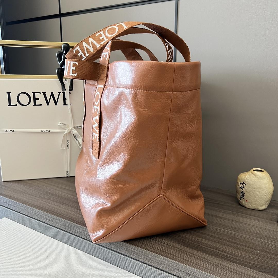 Loewe Fold Shopper In Paper Calfskin - EUR FASHION