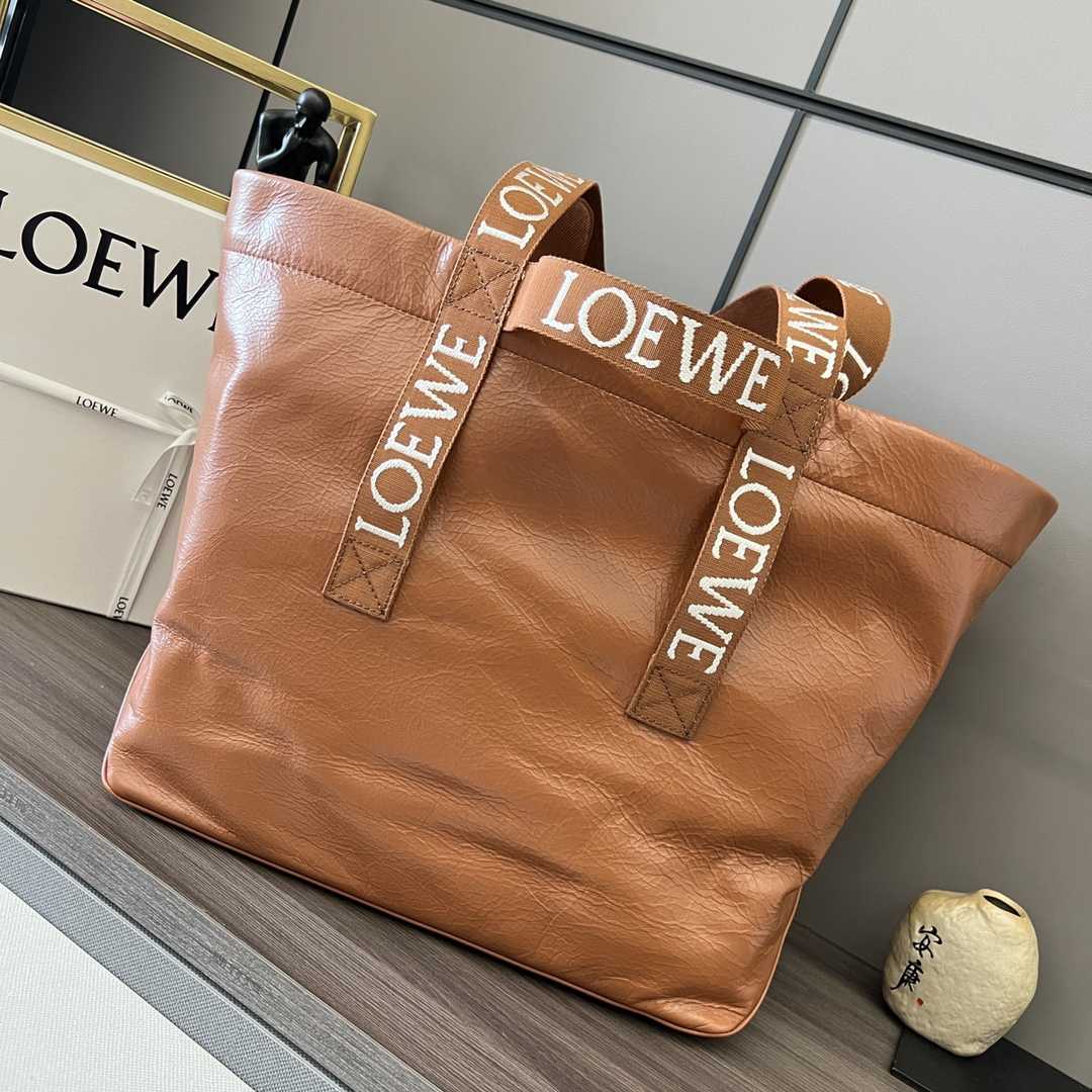 Loewe Fold Shopper In Paper Calfskin - EUR FASHION