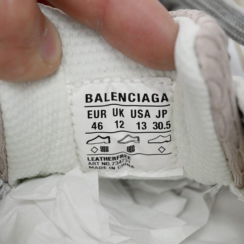 Balenciaga 3XL Sneaker In Light Beige Mesh And Polyurethane - EUR FASHION