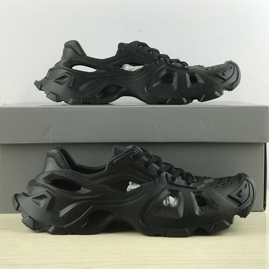 Balenciaga HD Lace-Up Sneaker In Black - EUR FASHION