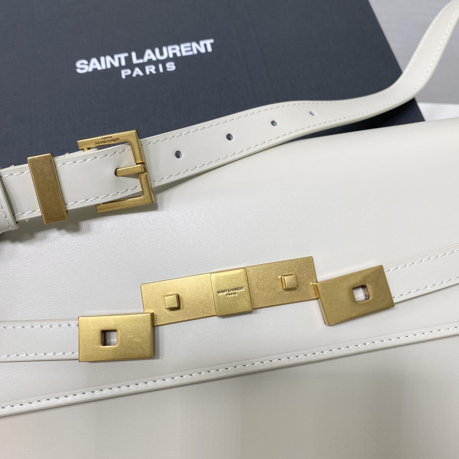 Saint Laurent Manhattan Shoulder Bag In Box Saint Laurent Leather - EUR FASHION