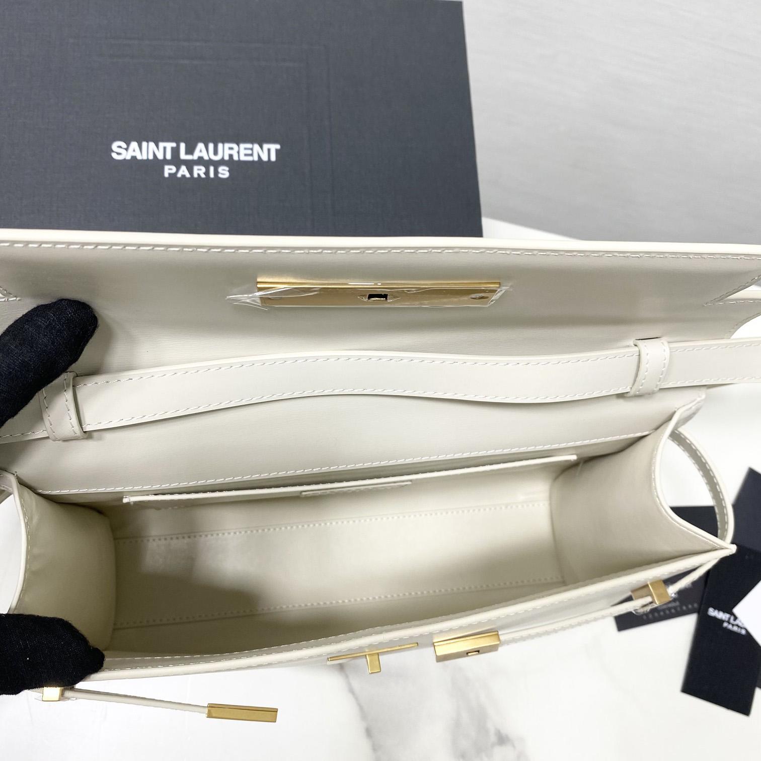 Saint Laurent Manhattan Shoulder Bag In Box Saint Laurent Leather - EUR FASHION