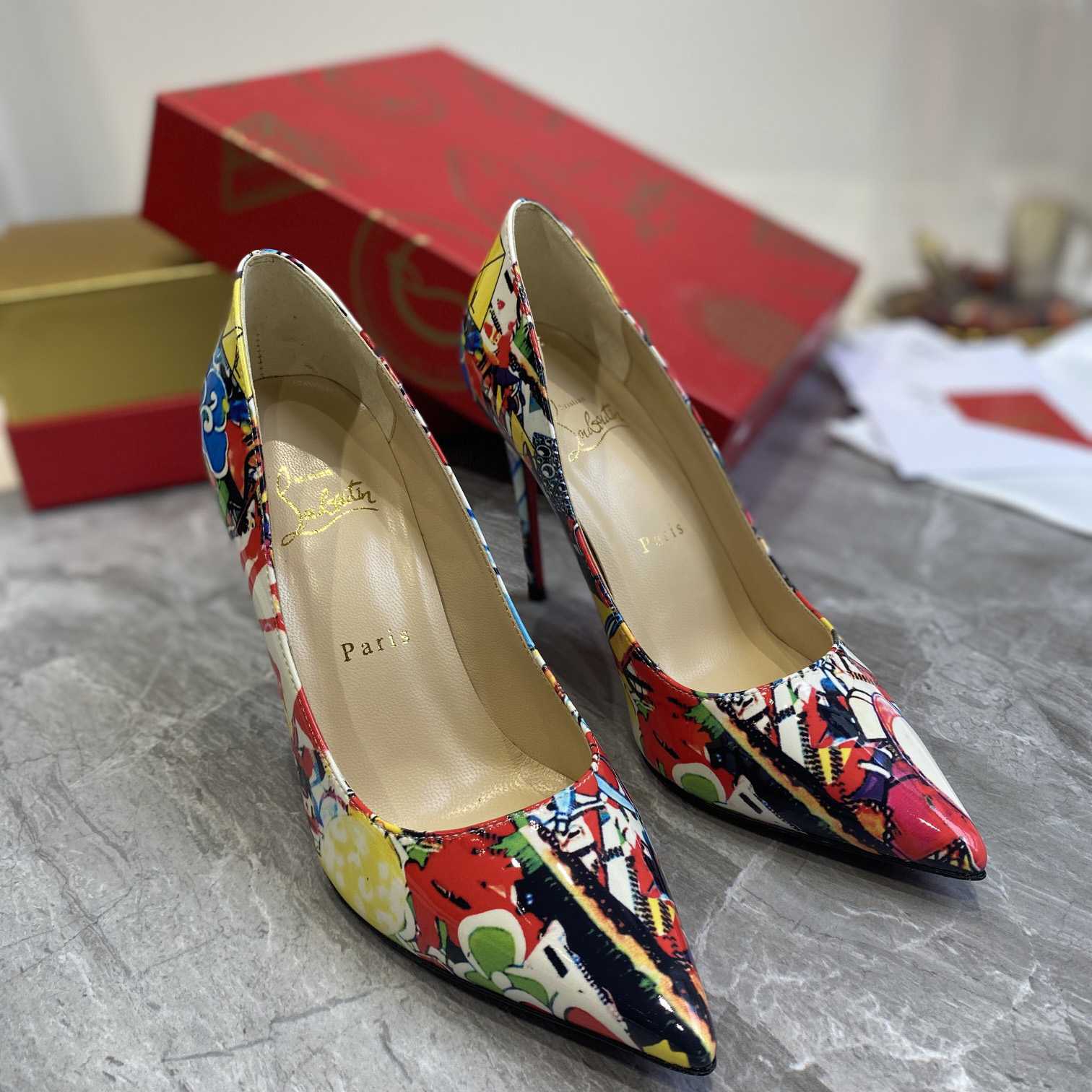 Christian Louboutin Pigalle Follies Print Pumps - EUR FASHION