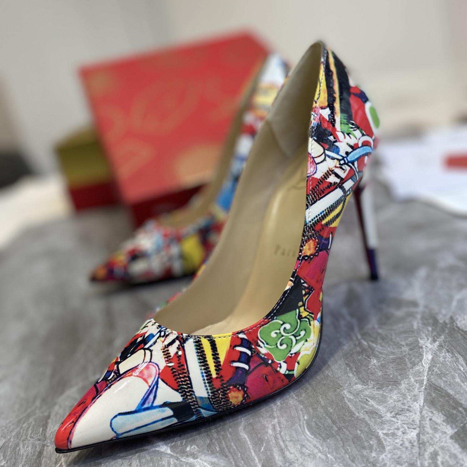 Christian Louboutin Pigalle Follies Print Pumps - EUR FASHION