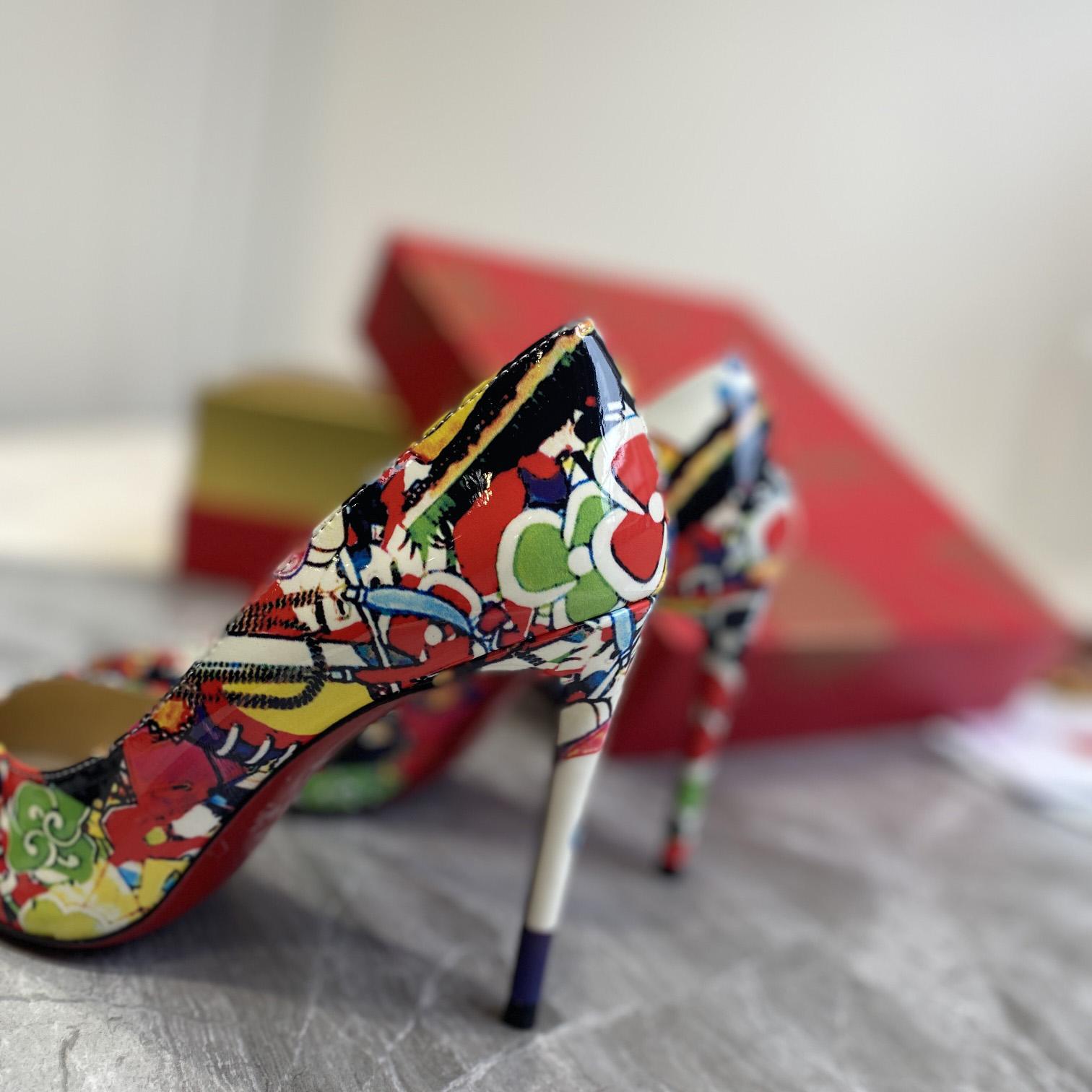 Christian Louboutin Pigalle Follies Print Pumps - EUR FASHION