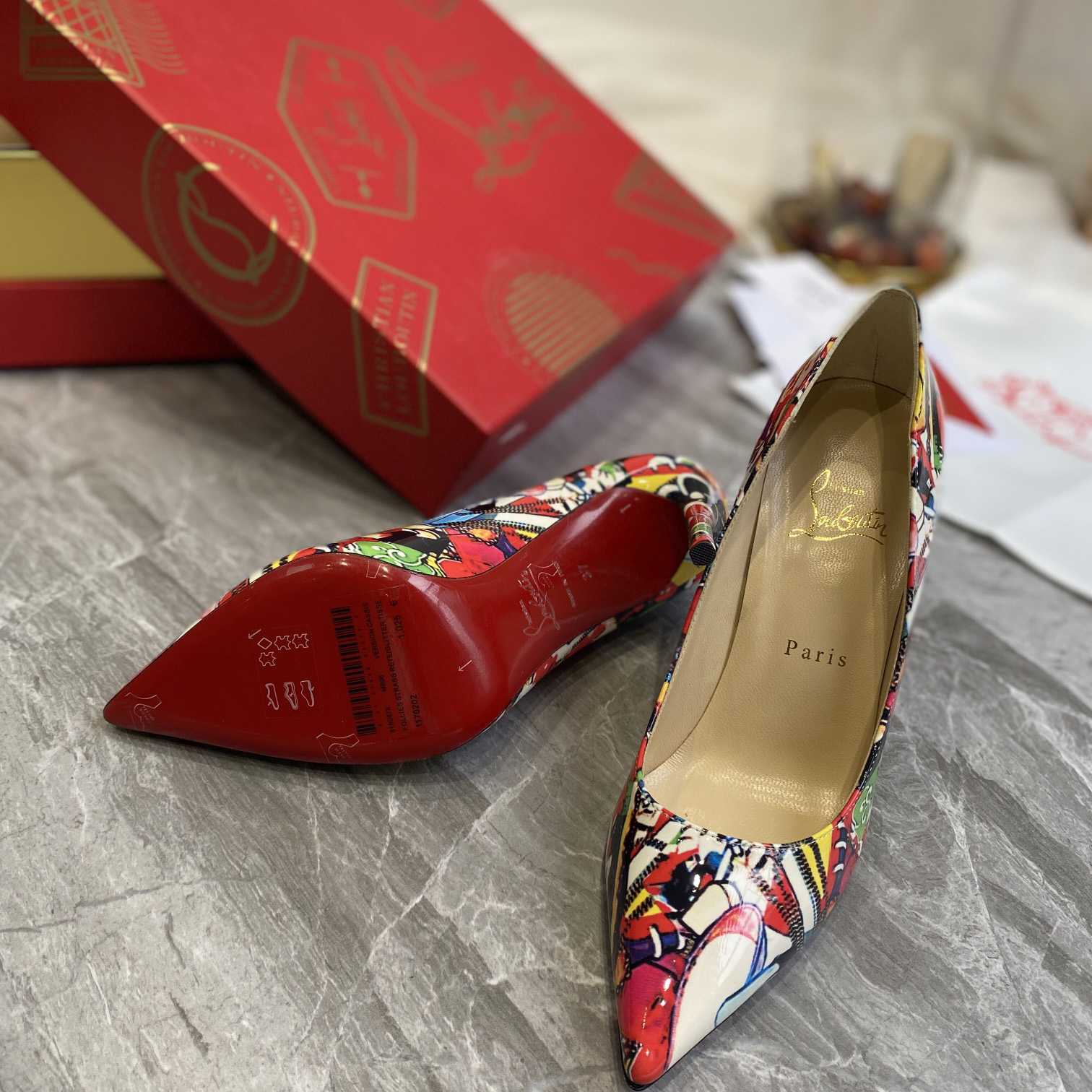 Christian Louboutin Pigalle Follies Print Pumps - EUR FASHION