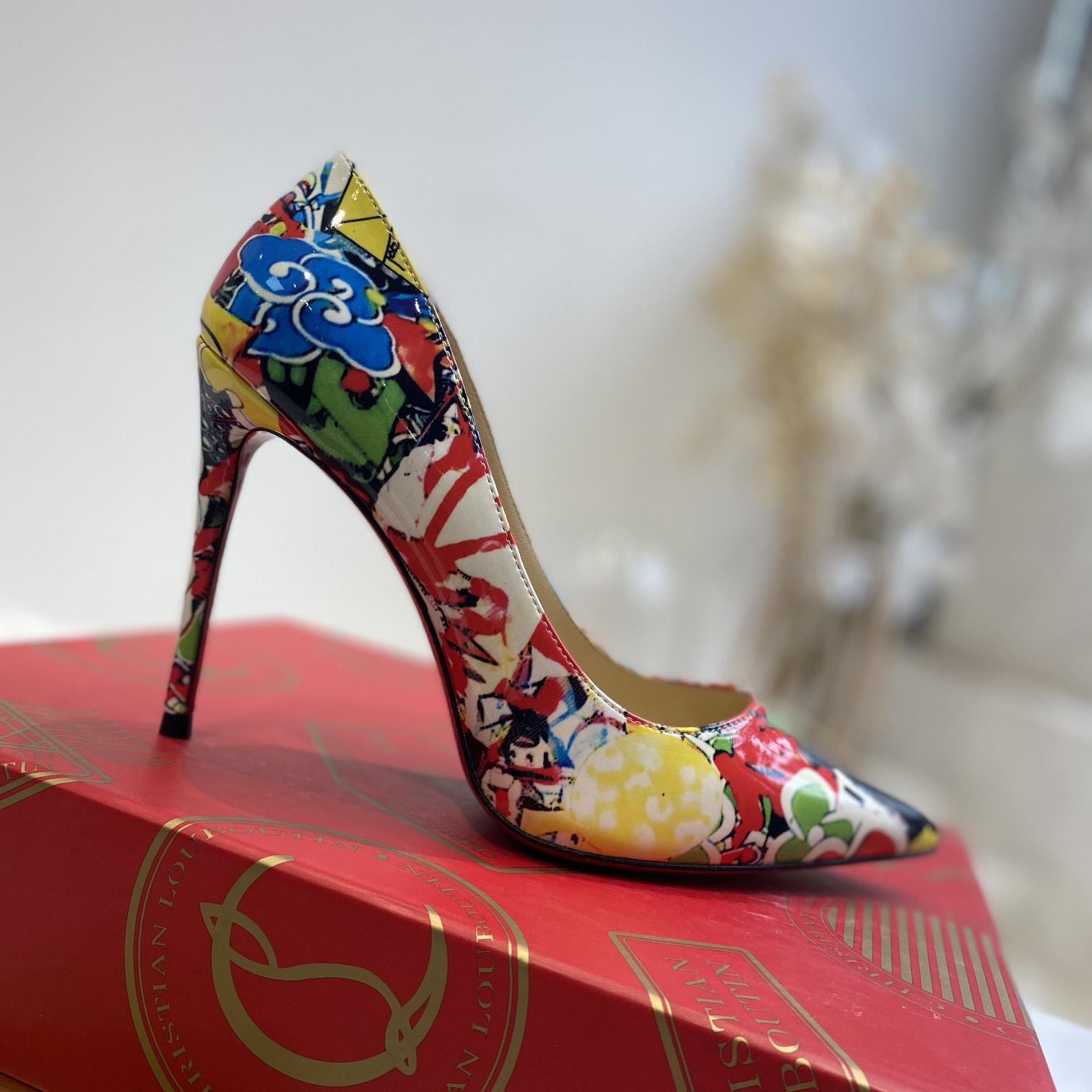 Christian Louboutin Pigalle Follies Print Pumps - EUR FASHION