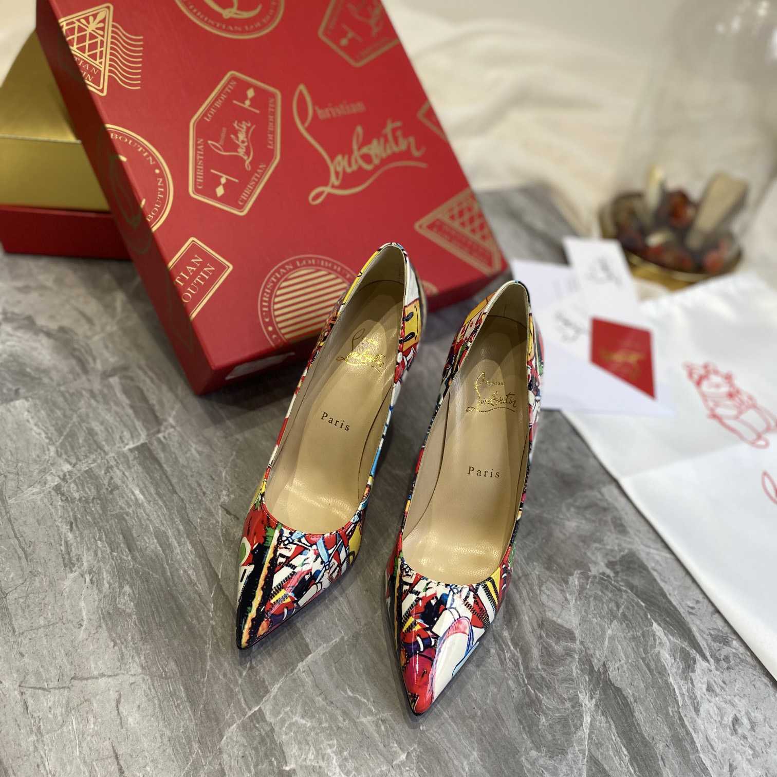 Christian Louboutin Pigalle Follies Print Pumps - EUR FASHION