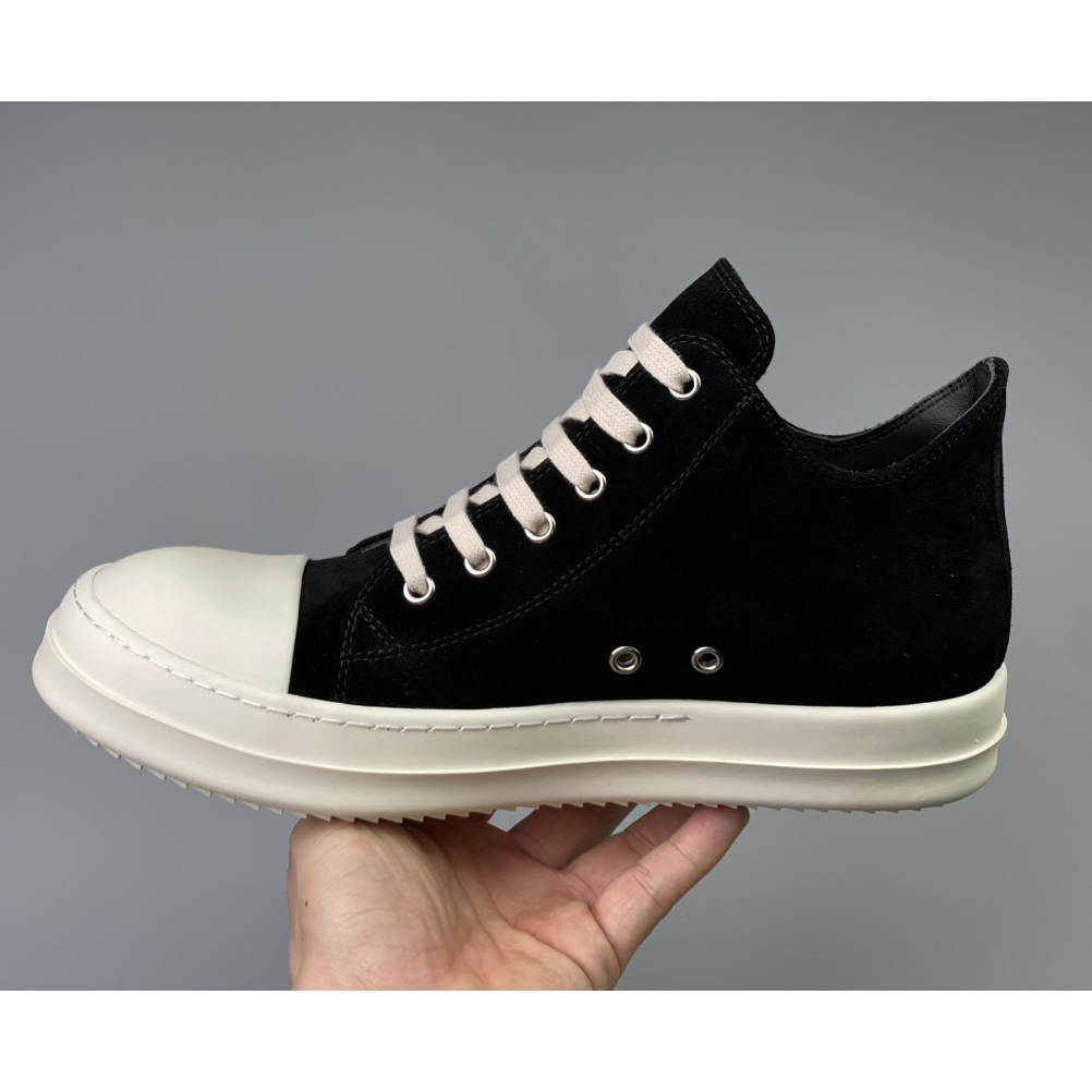 Rick Owens  Leather Low Sneakers - EUR FASHION