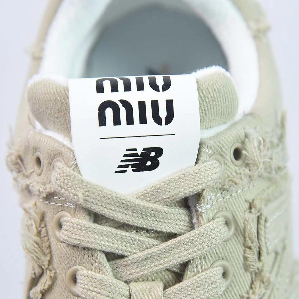 New Balance 574 x Miu Women's Miu Denim Sneakers - EUR FASHION