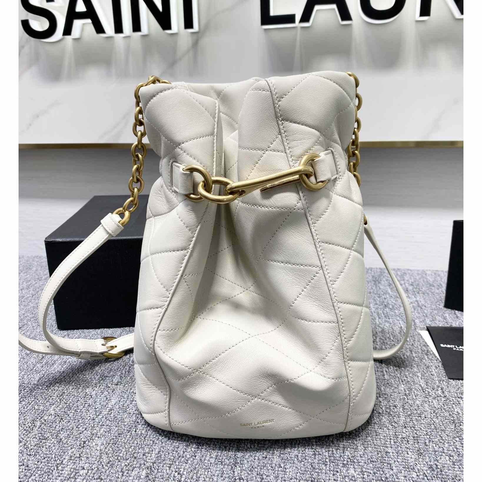 Saint Laurent Le Maillon Hook Bucket Bag(7.5x10.6x4.7cm) - EUR FASHION