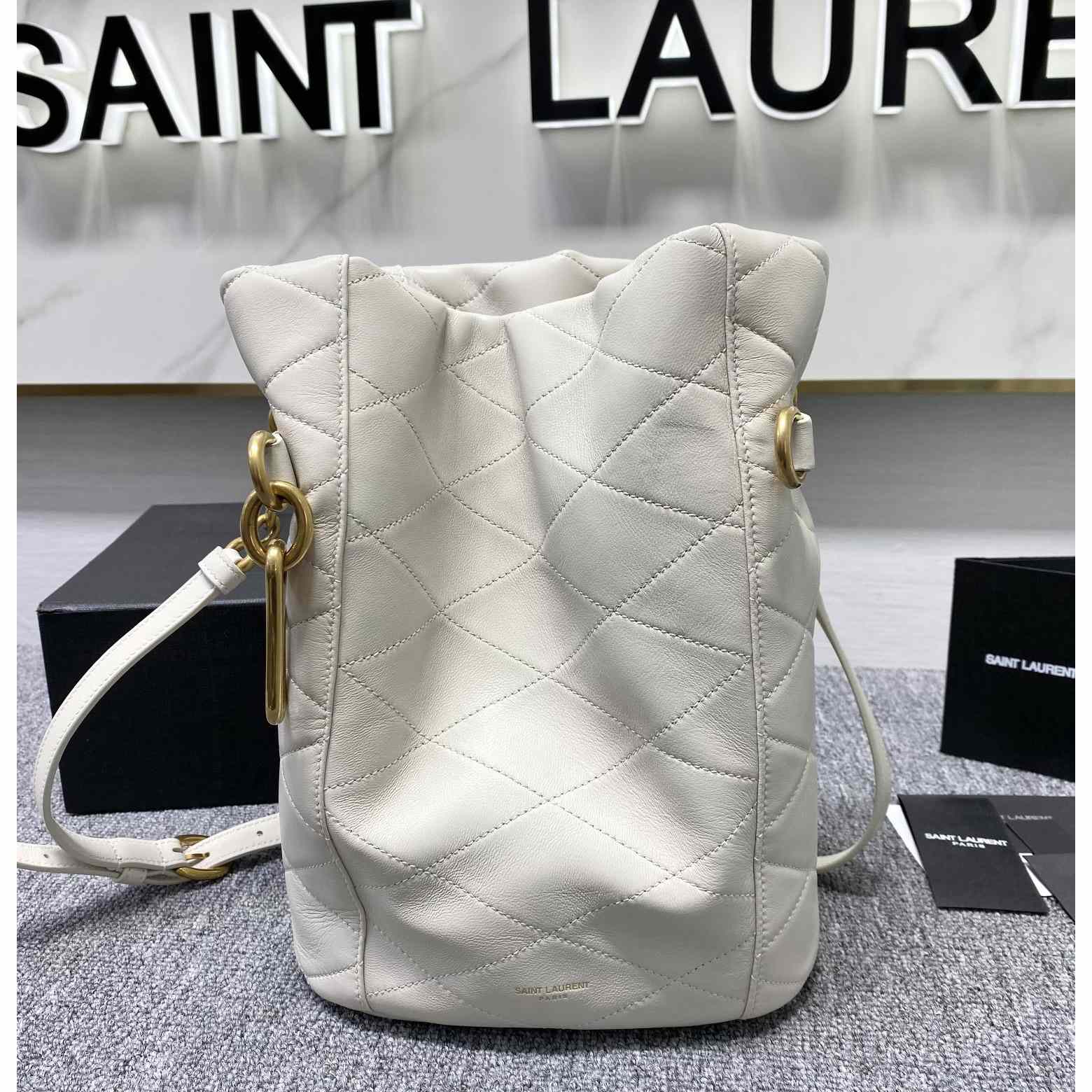 Saint Laurent Le Maillon Hook Bucket Bag(7.5x10.6x4.7cm) - EUR FASHION