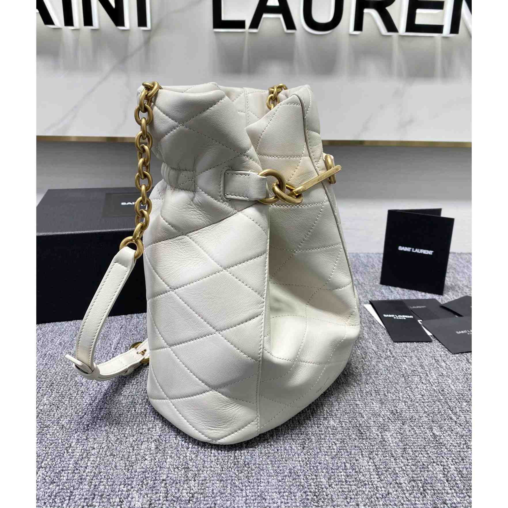 Saint Laurent Le Maillon Hook Bucket Bag(7.5x10.6x4.7cm) - EUR FASHION