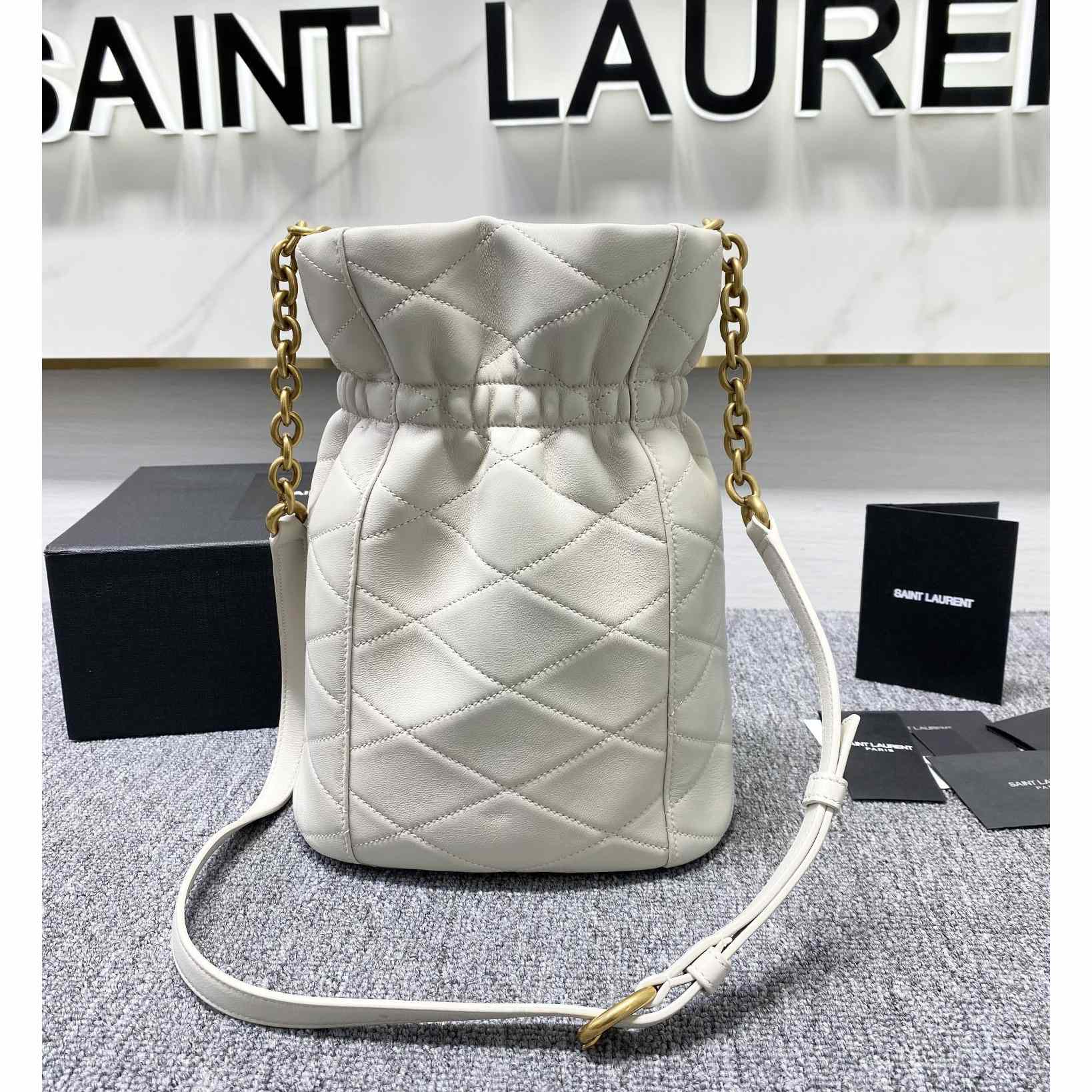 Saint Laurent Le Maillon Hook Bucket Bag(7.5x10.6x4.7cm) - EUR FASHION