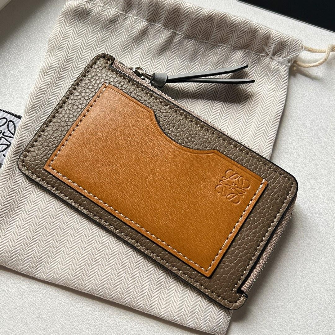 Loewe Coin Cardholder In Soft Grained Calfskin - EUR FASHION