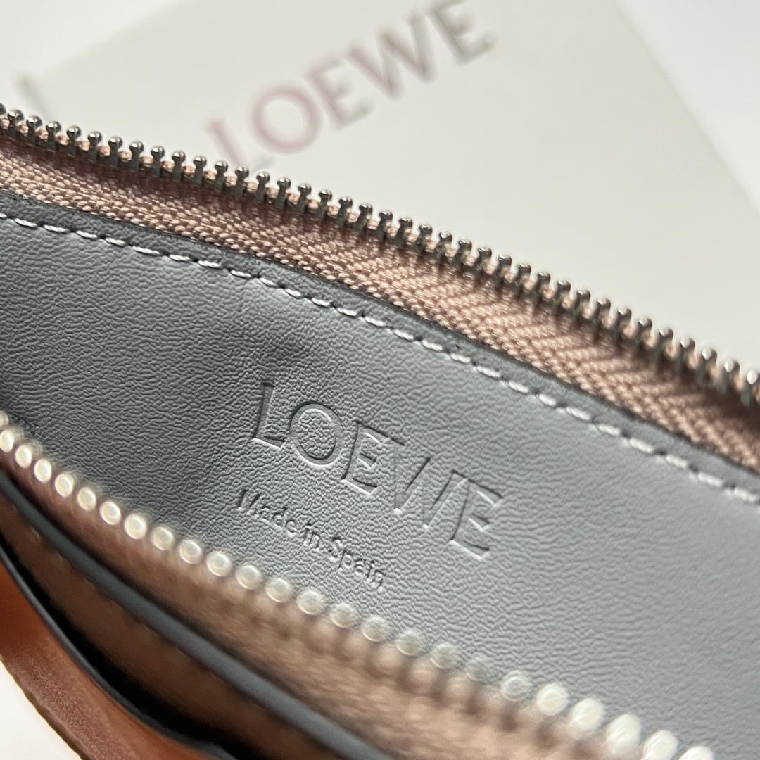 Loewe Coin Cardholder In Soft Grained Calfskin - EUR FASHION