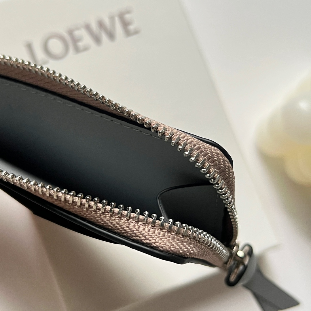 Loewe Coin Cardholder In Soft Grained Calfskin - EUR FASHION