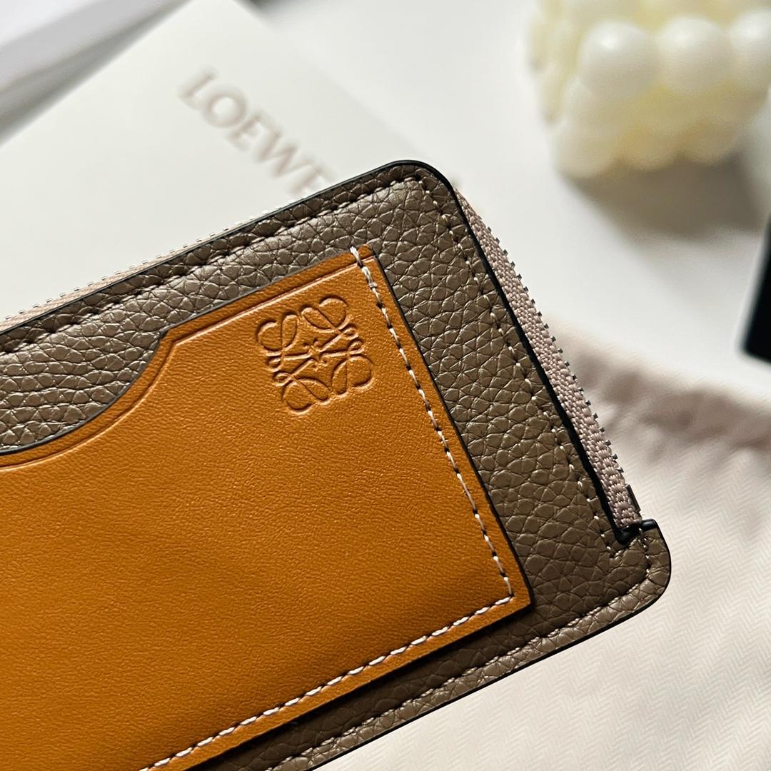 Loewe Coin Cardholder In Soft Grained Calfskin - EUR FASHION