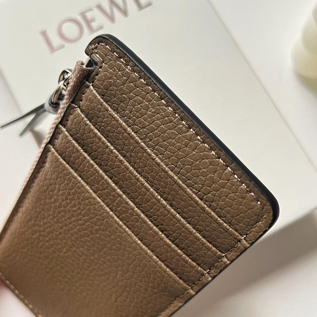 Loewe Coin Cardholder In Soft Grained Calfskin - EUR FASHION