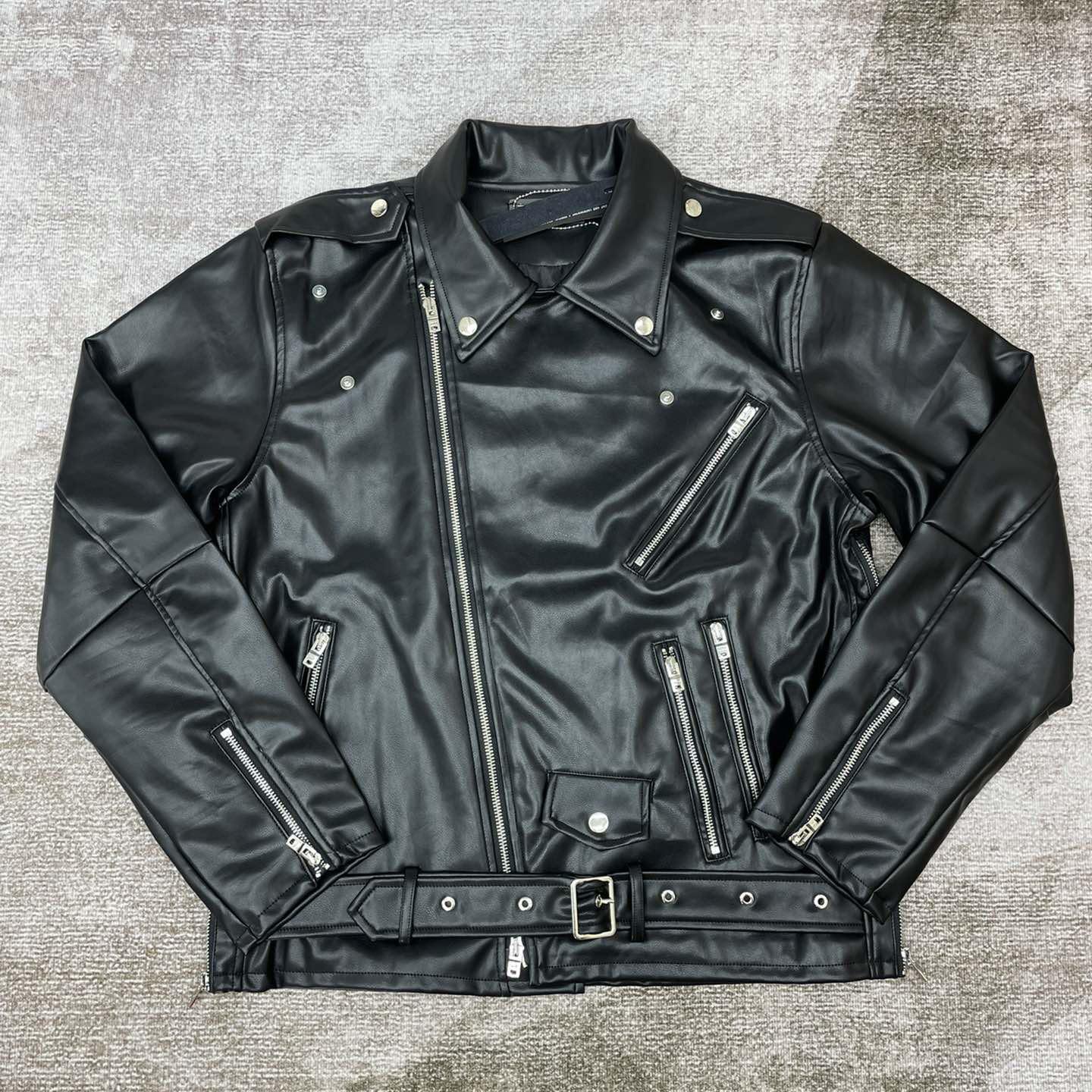 Amiri Biker With Embroidered Paint Drip Core Logo - EUR FASHION