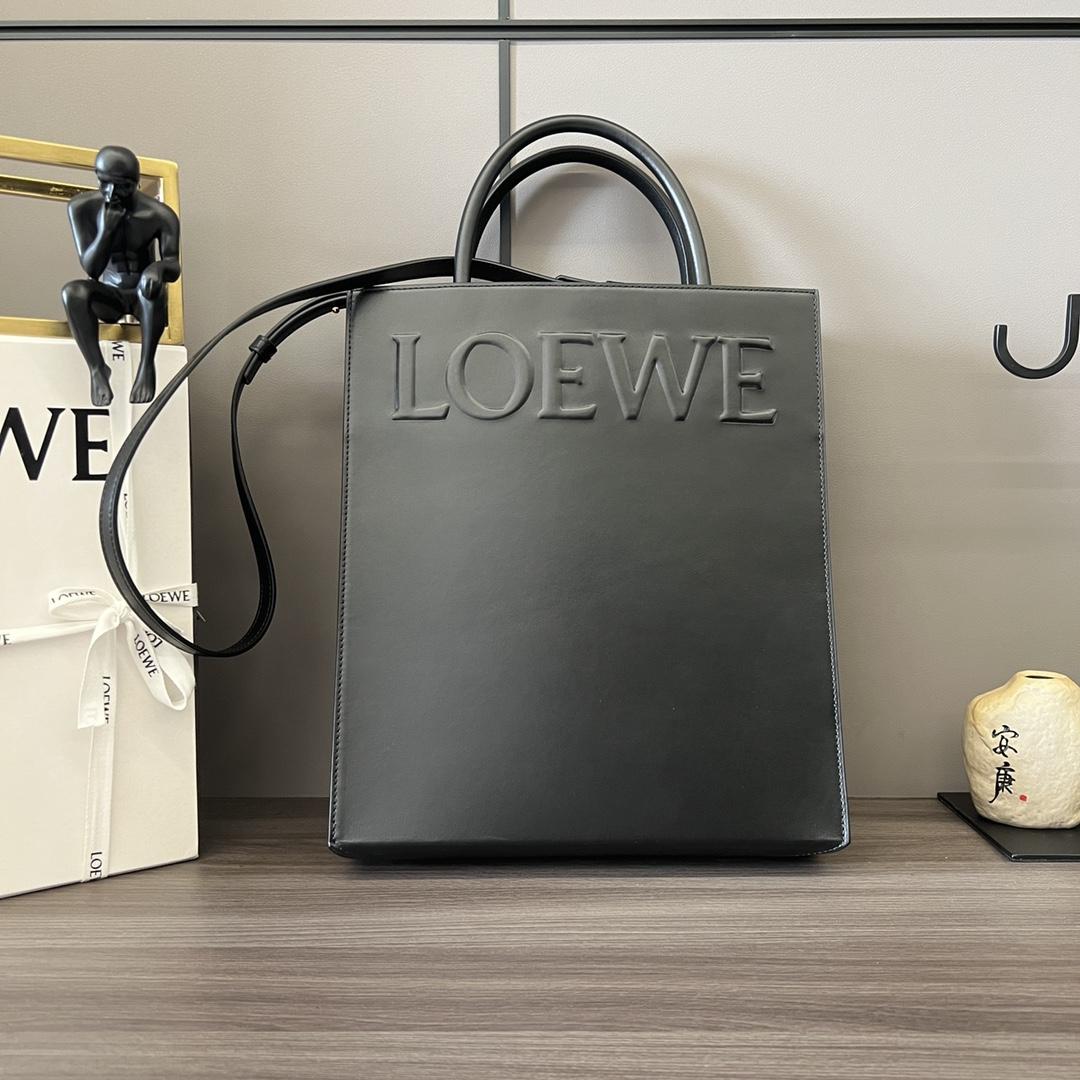 Loewe Standard A4 Tote In Sleek Calfskin - EUR FASHION