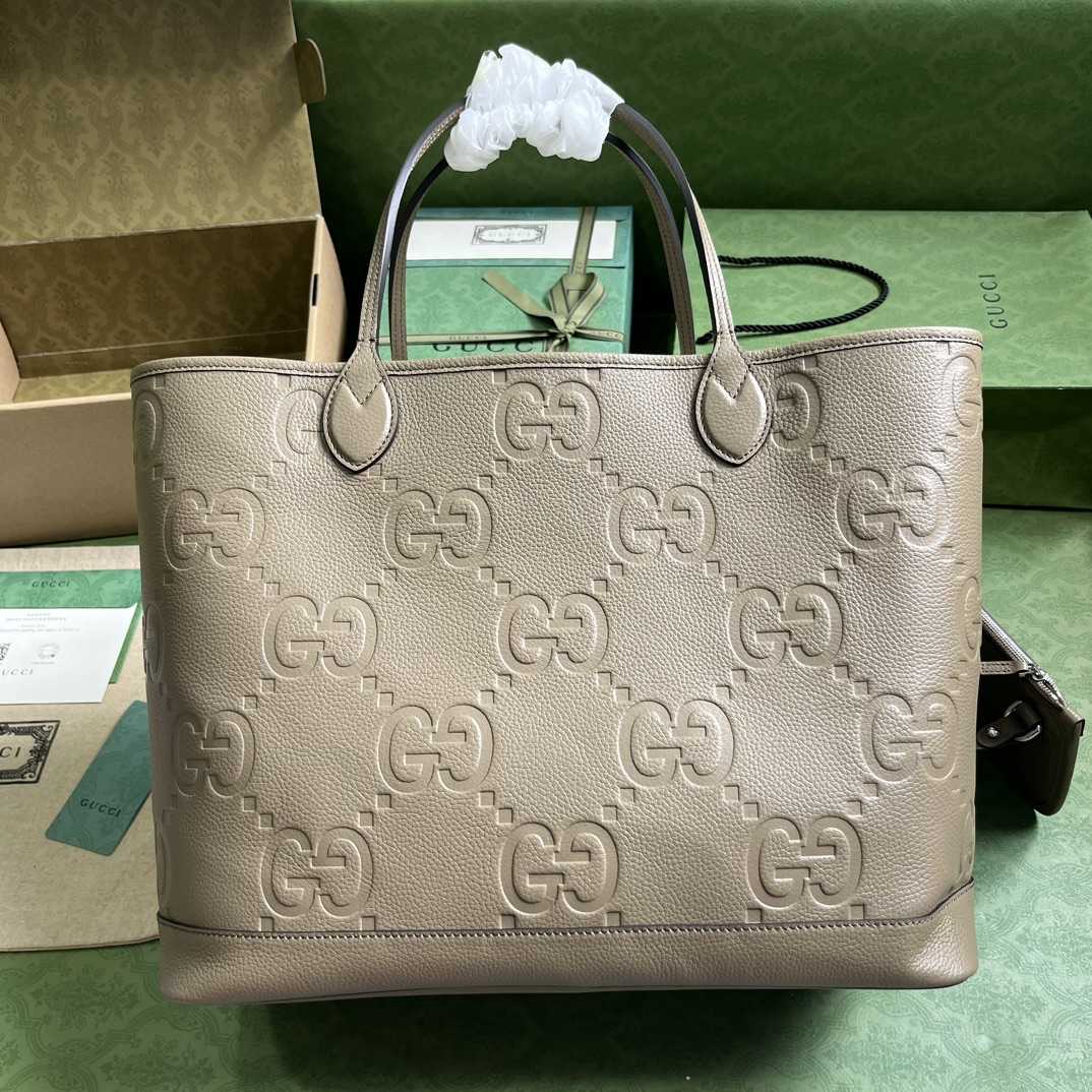 Gucci Jumbo GG Large Tote Bag(40-33-19CM) - EUR FASHION