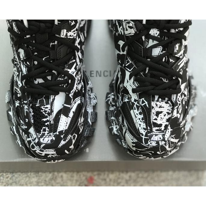 Balenciaga Track Graffiti Sneaker In Black - EUR FASHION