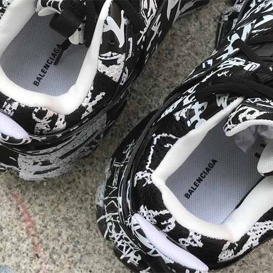 Balenciaga Track Graffiti Sneaker In Black - EUR FASHION