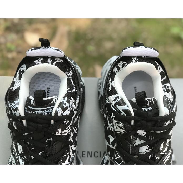 Balenciaga Track Graffiti Sneaker In Black - EUR FASHION